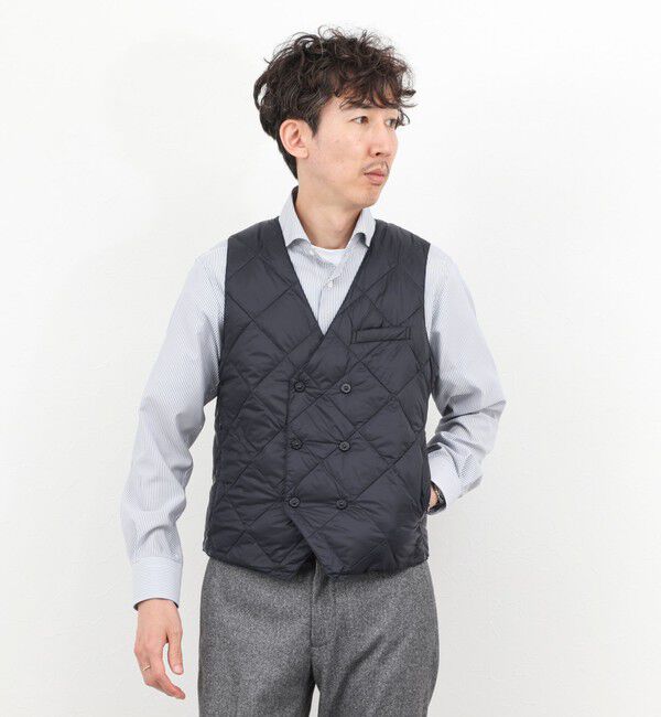 NOLLEY'S goodman「【TAION/タイオン】W-BREASTED SNAP BUTTON DOWN GILET 25AW」|ダウンベスト・ベスト|
