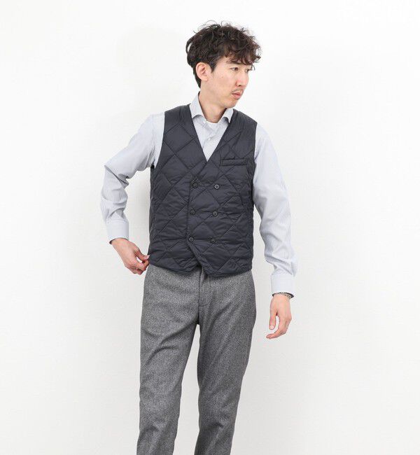 NOLLEY'S goodman「【TAION/タイオン】W-BREASTED SNAP BUTTON DOWN GILET 25AW」|ダウンベスト・ベスト|