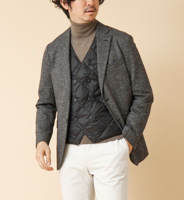 NOLLEY'S goodman「【TAION/タイオン】W-BREASTED SNAP BUTTON DOWN GILET 25AW」|ダウンベスト・ベスト|