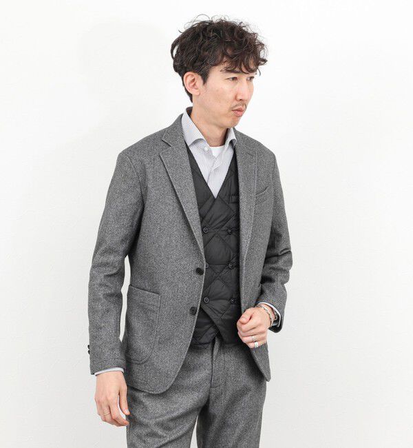 NOLLEY'S goodman「【TAION/タイオン】W-BREASTED SNAP BUTTON DOWN GILET 25AW」|ダウンベスト・ベスト|