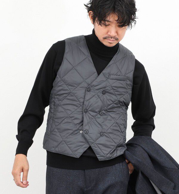 NOLLEY'S goodman「【TAION/タイオン】W-BREASTED SNAP BUTTON DOWN GILET 25AW」|ダウンベスト・ベスト|
