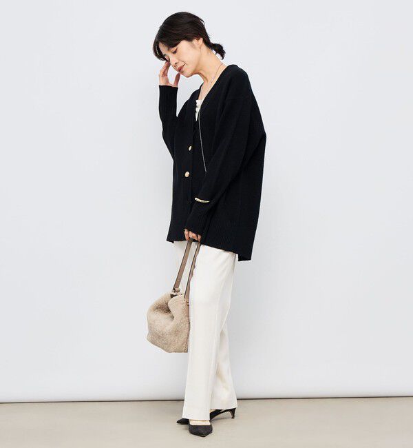 NOLLEY'S「【WEB限定アイテム】2WAY長めVネックカーディガン」|カーディガン|