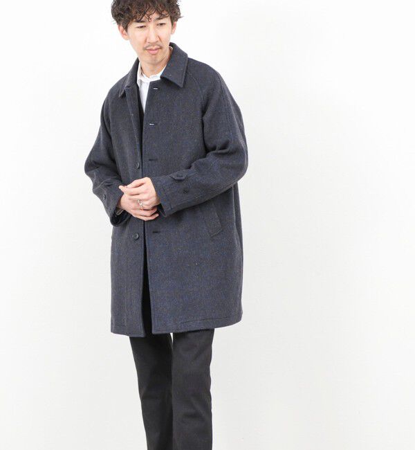 NOLLEY'S goodman「《ビジカジ対応》尾州ビーバーステンカラーコート 25AW」|ステンカラーコート|
