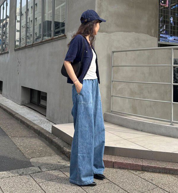 fredy emue「ライトオンスデニムベイカーイージーパンツ」|デニム|