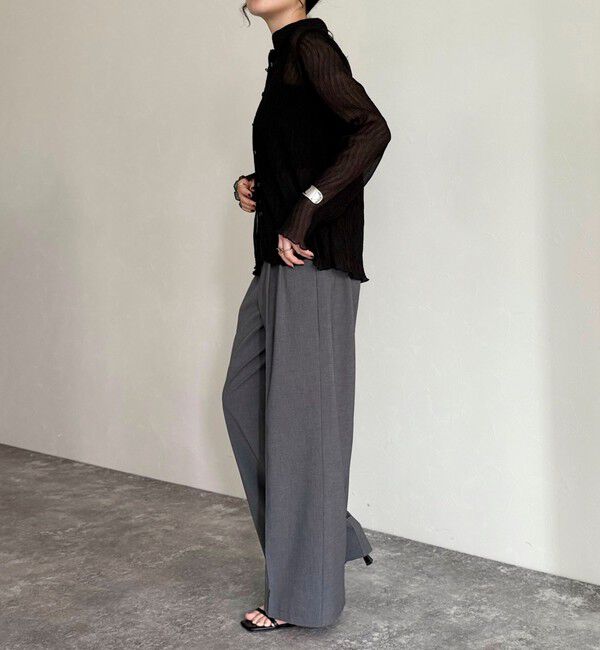 fredy emue「シアープリーツシャツ」|シャツ・ブラウス|