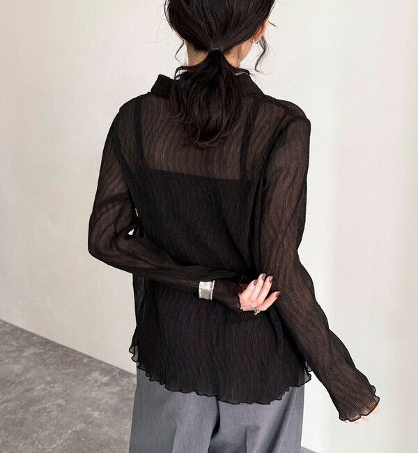 fredy emue「シアープリーツシャツ」|シャツ・ブラウス|