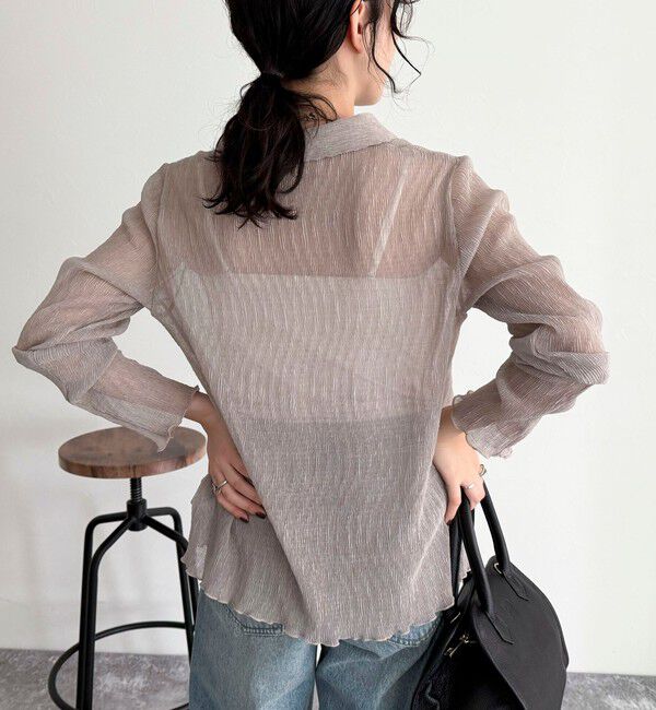 fredy emue「シアープリーツシャツ」|シャツ・ブラウス|