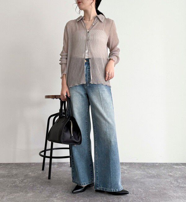 fredy emue「シアープリーツシャツ」|シャツ・ブラウス|