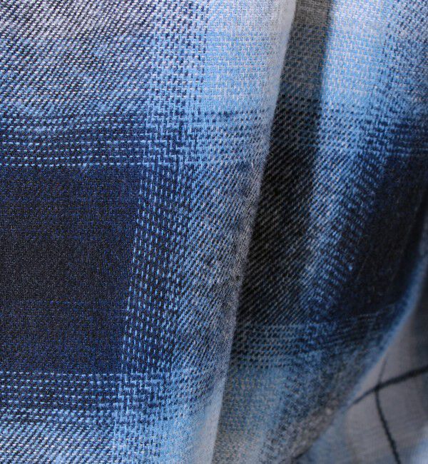 GLOSTER「＜つぶし衿＞U.S.COTTON混 レギュラーカラーチェックネルシャツ」|シャツ・ブラウス|