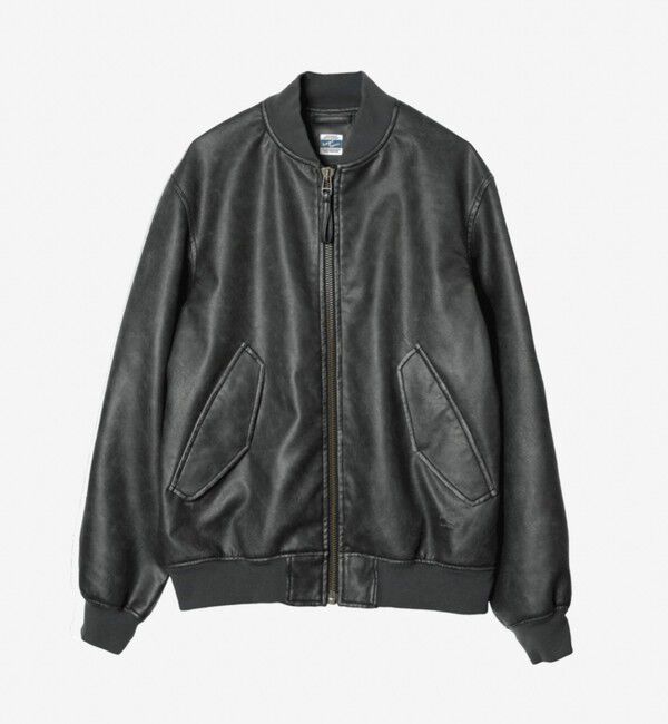 GLOSTER「【ARMY TWILL/アーミーツイル】Vegan Leather Blouson」|その他|ブラック