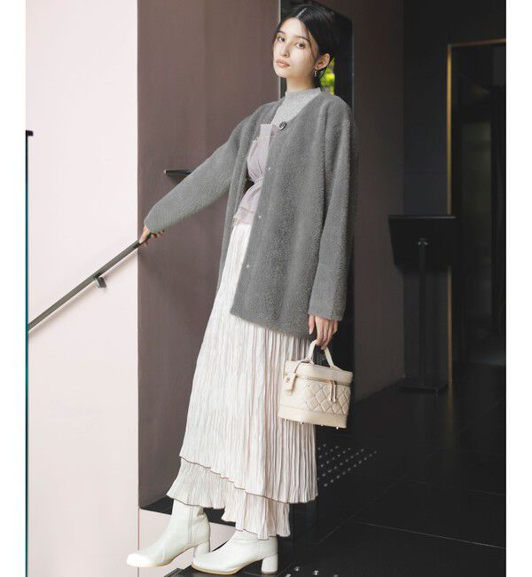 VIS「ゆれるキーチャームがレディなバニティバッグ」|ハンドバッグ|