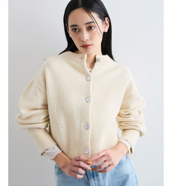 VIS「シアードット＆リボン柄プルオーバー」|Tシャツ・カットソー|