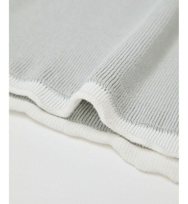 VIS「【WEB/一部店舗限定】配色メローバイカラーカーディガン」|カーディガン|