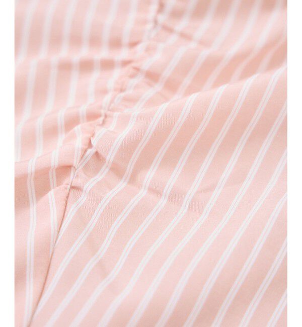 VIS「シャーリングギャザー切替シャツ/イージーケア」|シャツ・ブラウス|