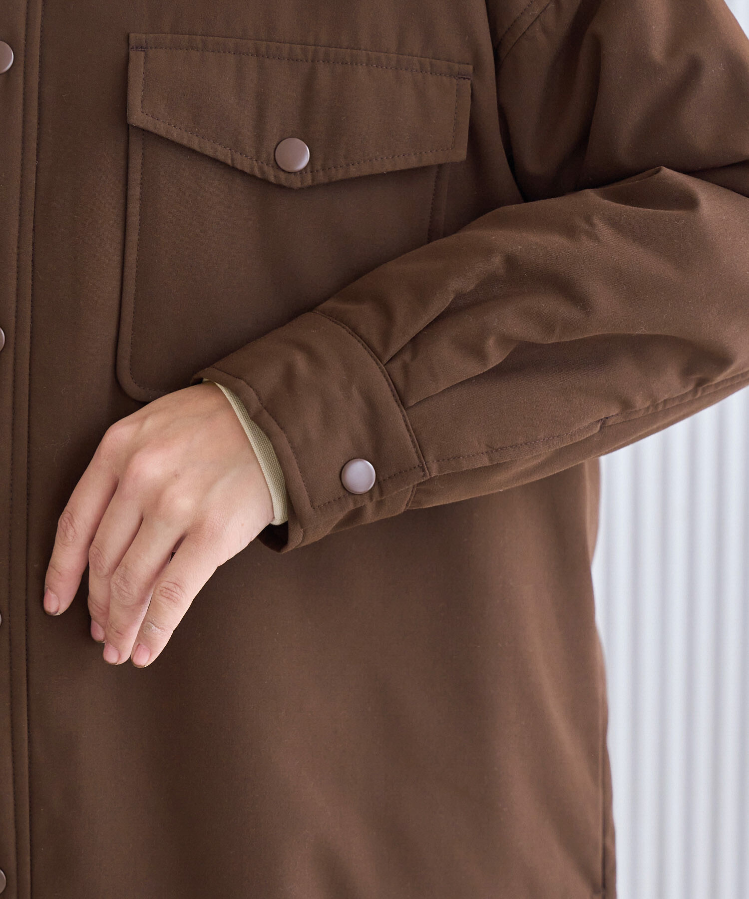 ROPE' PICNIC R「撥水加工/中わたシャツジャケット」|ブルゾン・スタジャン|