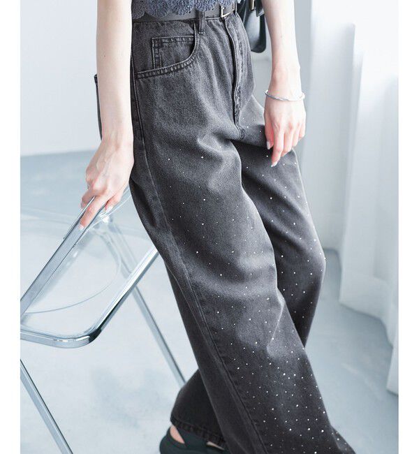 Rope&rsquo;Picnic「キラキラビジューデニム」|デニム|