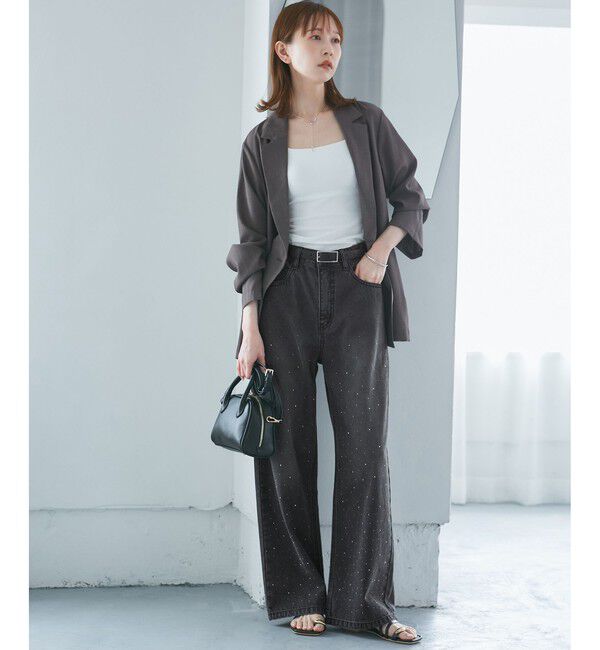 Rope&rsquo;Picnic「キラキラビジューデニム」|デニム|