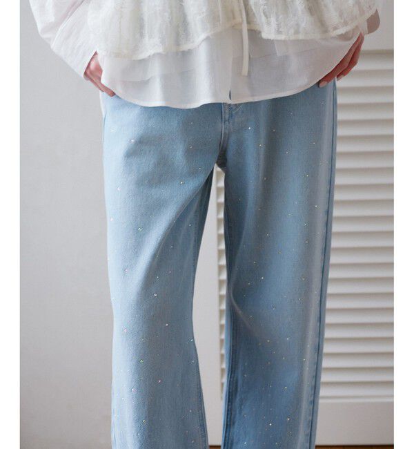 Rope&rsquo;Picnic「キラキラビジューデニム」|デニム|