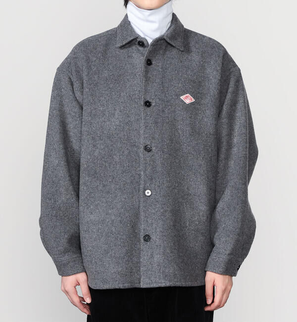 DANTON「DANTON | ウールメルトン シャツジャケット MEN」|テーラードジャケット|