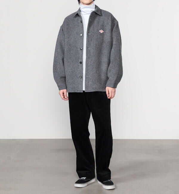 DANTON「DANTON | ウールメルトン シャツジャケット MEN」|テーラードジャケット|