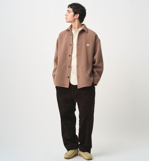 DANTON「DANTON | ウールメルトン シャツジャケット MEN」|テーラードジャケット|