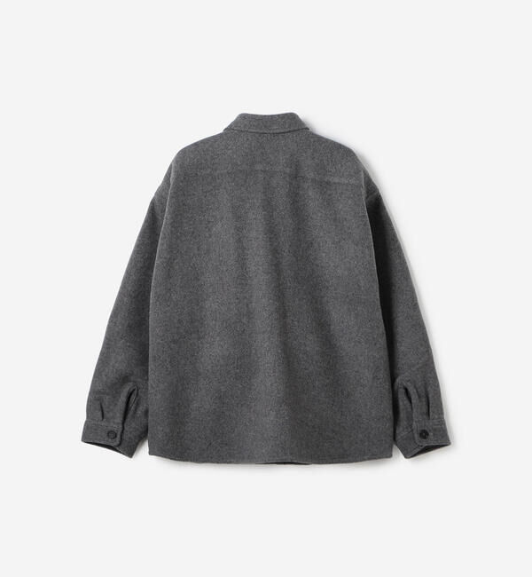 DANTON「DANTON | ウールメルトン シャツジャケット MEN」|テーラードジャケット|