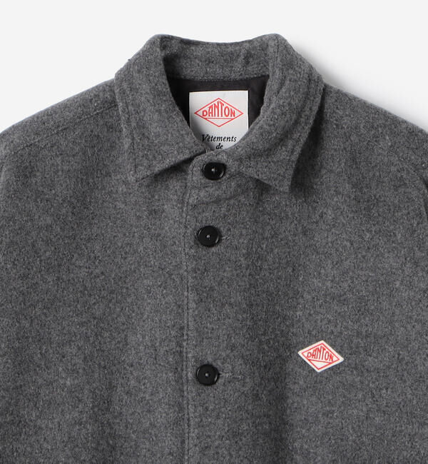 DANTON「DANTON | ウールメルトン シャツジャケット MEN」|テーラードジャケット|