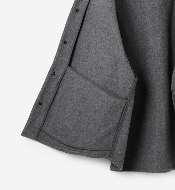DANTON「DANTON | ウールメルトン シャツジャケット MEN」|テーラードジャケット|