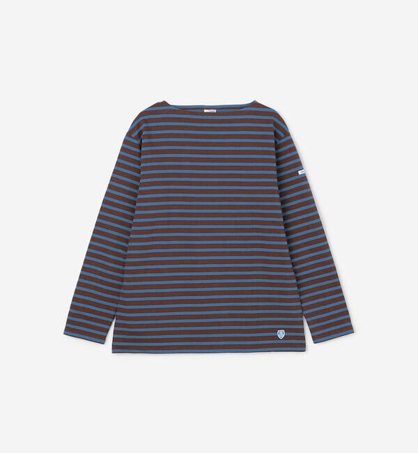 ORCIVAL「ORCIVAL | コットンロード フレンチバスクシャツ MEN」|Tシャツ・カットソー|BROWN系1