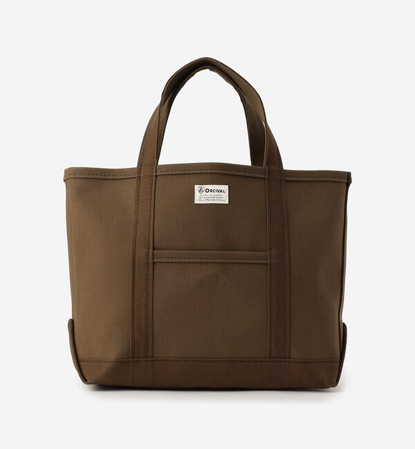 ORCIVAL「ORCIVAL | キャンバストートバッグ 中」|トートバッグ|BROWN