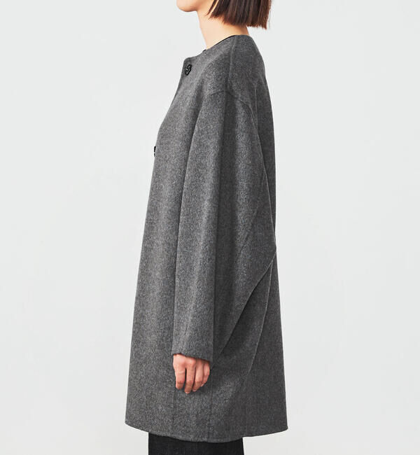 ORCIVAL「ORCIVAL | リバーウール ノーカラーコート WOMEN」|ノーカラーコート|
