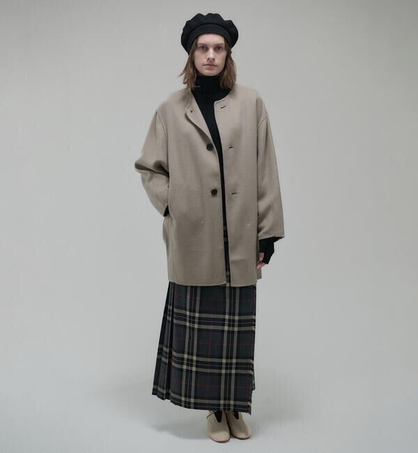 ORCIVAL「ORCIVAL | リバーウール ノーカラーコート WOMEN」|ノーカラーコート|