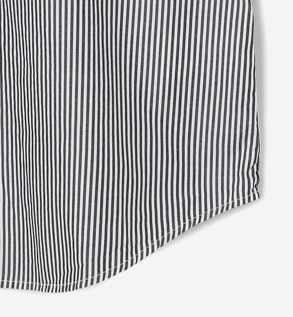  「Gymphlex | コットン 長袖ボタンダウンシャツ STRIPE WOMEN」|シャツ・ブラウス|