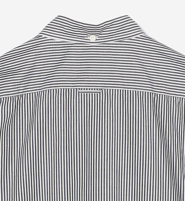  「Gymphlex | コットン 長袖ボタンダウンシャツ STRIPE WOMEN」|シャツ・ブラウス|