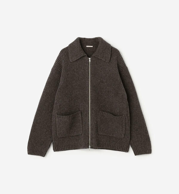  「RYE TENDER | 〈別注〉フルジップ ニットブルゾン MEN」|ニット・セーター|