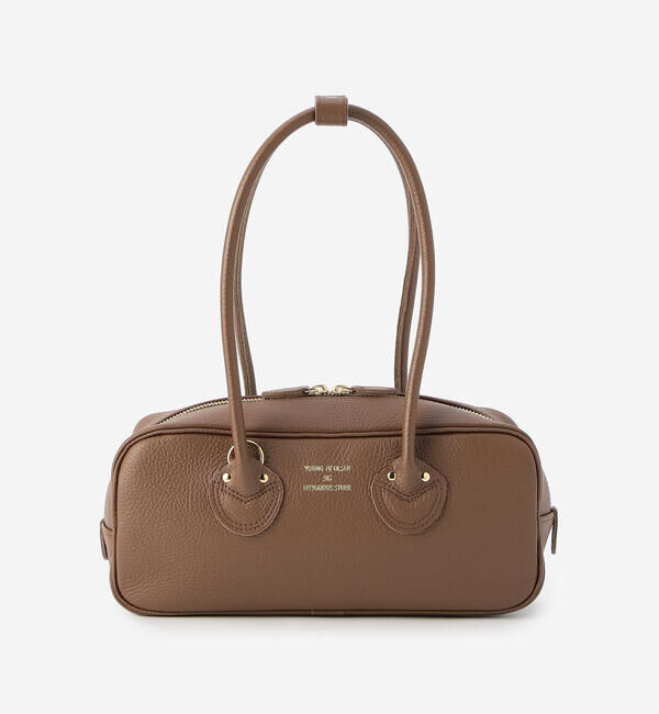  「YOUNG & OLSEN The DRYGOODS STORE | エンボスレザー ワイドボストンバッグ S」|トートバッグ|