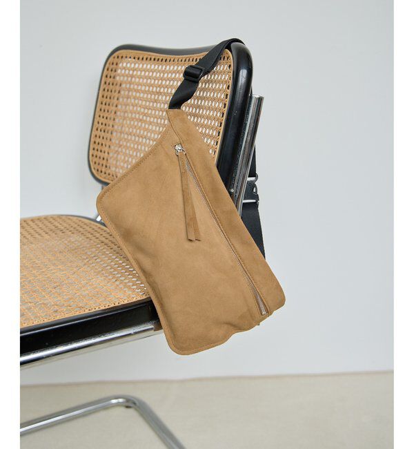 Hoaw.「【Hoaw.】レザーウエストポーチ」|トートバッグ|キャメル