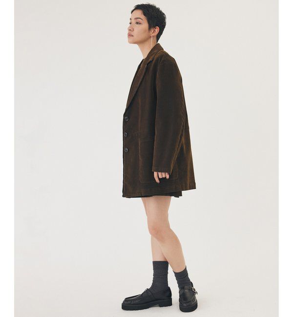 THE PAUSE「【THE PAUSE】フロッキーデニムジャケット」|デニムジャケット|