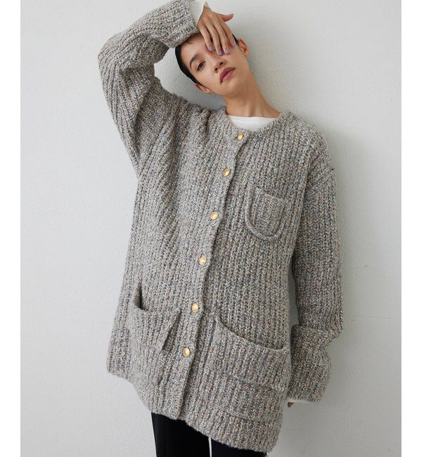 THE PAUSE「【THE PAUSE】ニットボタンジャケット」|その他|