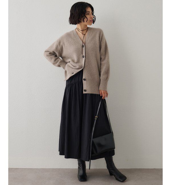  「フォックスウールロングカーディガン」|ニット・セーター|