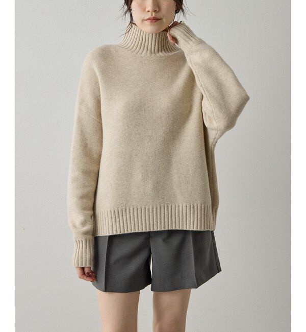 Drawing Numbers「【Drawing Numbers】接結ルーズタートルニット」|ニット・セーター|