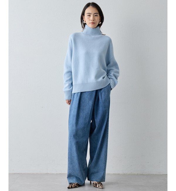 Drawing Numbers「【Drawing Numbers】接結ルーズタートルニット」|ニット・セーター|