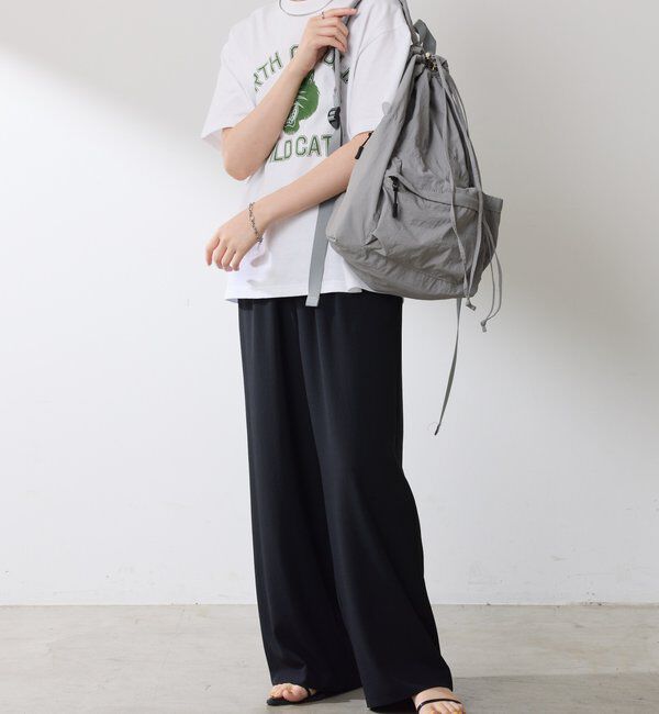  「【巾着型リュック/軽量】ドロストナイロンリュック」|トートバッグ|