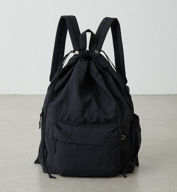  「【巾着型リュック/軽量】ドロストナイロンリュック」|トートバッグ|