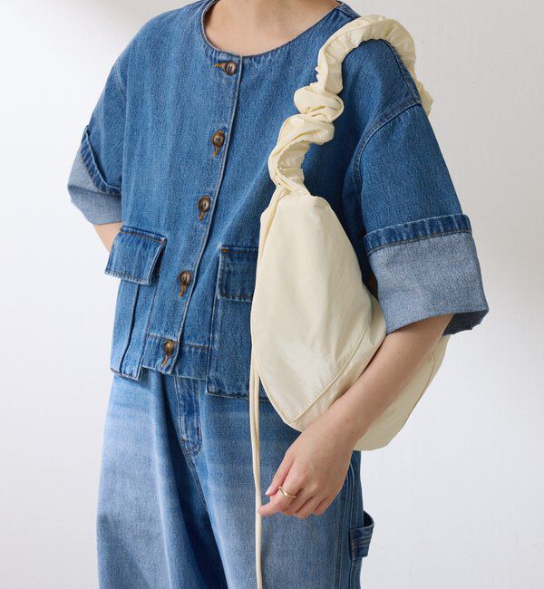  「【PAPILLONNER/パピヨネ】ドロストアレンジラウンドバッグ」|トートバッグ|