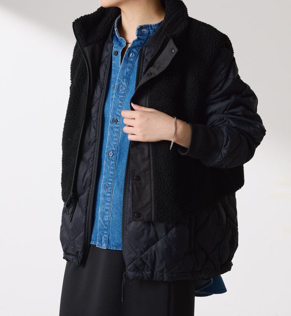  「【TAION別注アイテム/洗えるコート】レイヤードダウンジャケット」|その他|