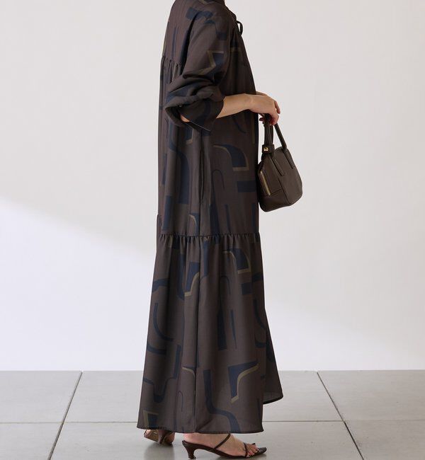  「幾何学柄ワンピース」|ワンピース|