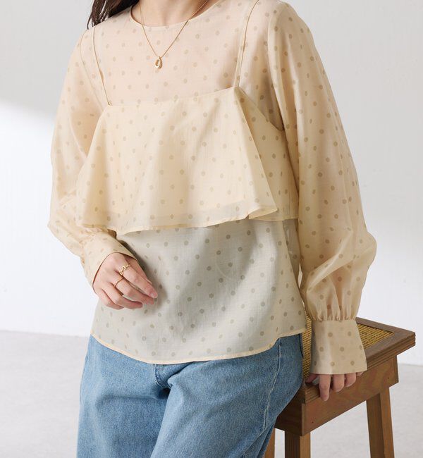  「ビスチェセットブラウス」|シャツ・ブラウス|
