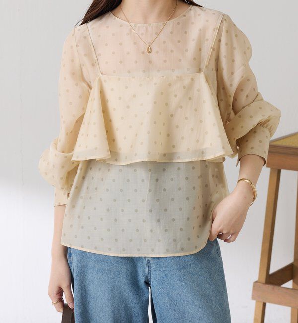  「ビスチェセットブラウス」|シャツ・ブラウス|