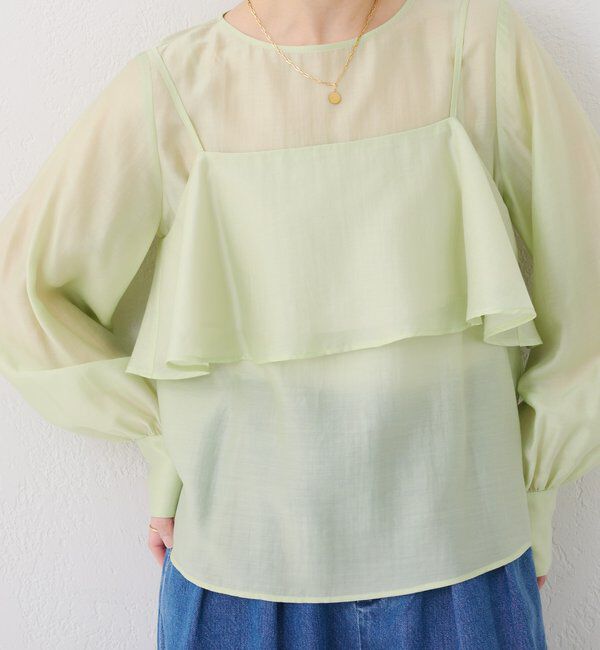  「ビスチェセットブラウス」|シャツ・ブラウス|